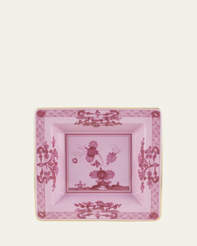 Porpora Squared Porcelain Tray, 7.1"
